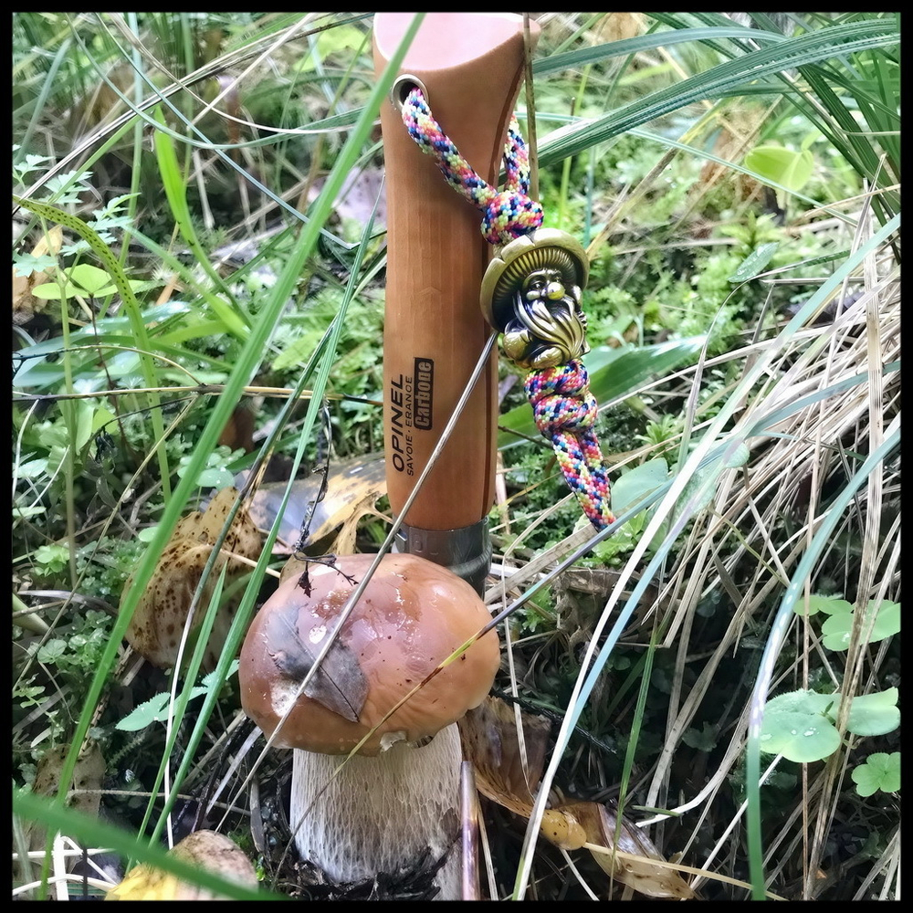 Бусина "Дух леса" для темляков или браслетов , латунь