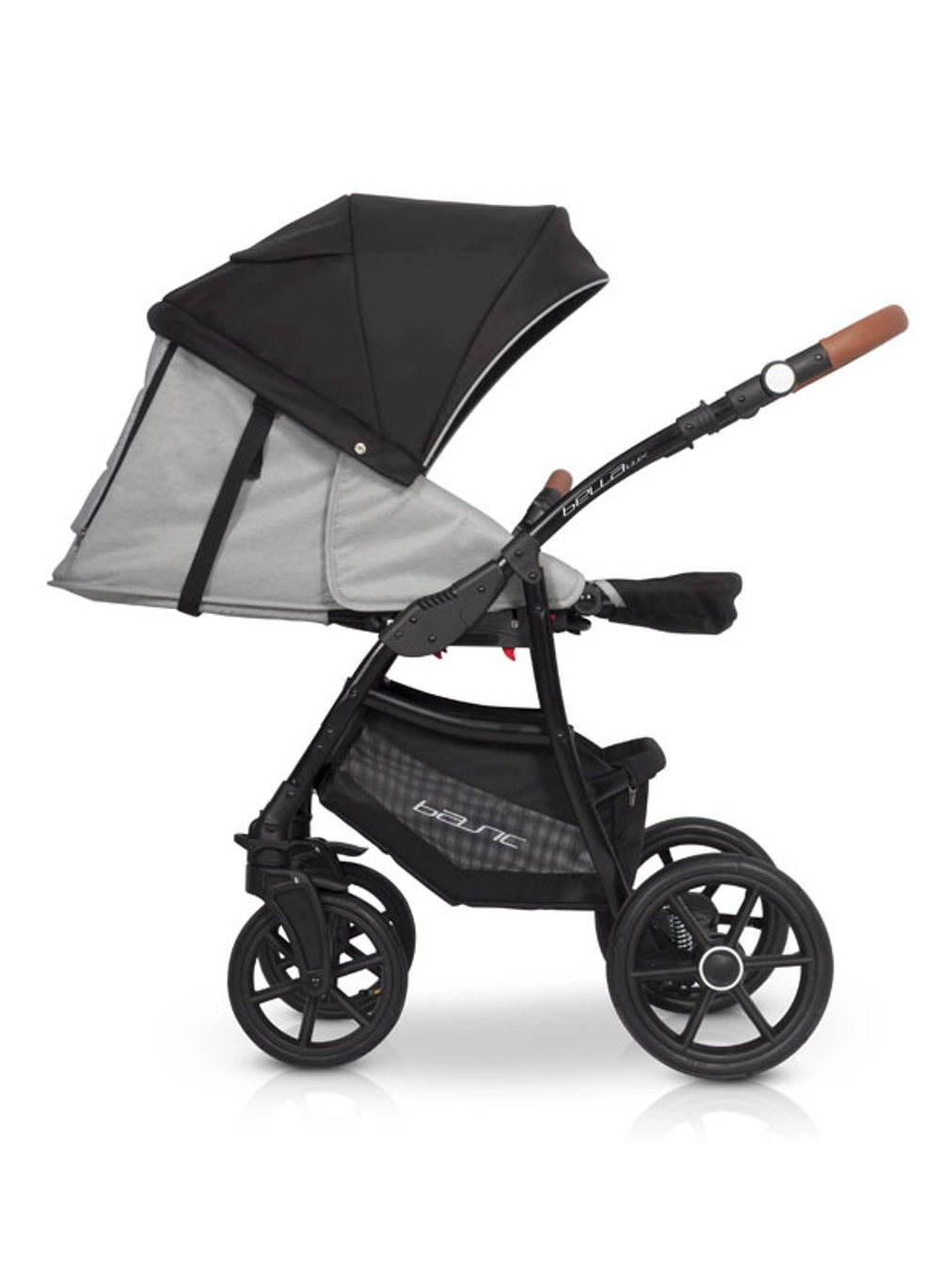 Коляска  BELLA LUX (2 в 1) (RIKO BASIC) 02 серый