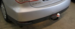 Фаркоп Nissan Almera седан 2013-2015 (дорестайлинговая), условно-съемный,(без электрики) Трейлер.7750
