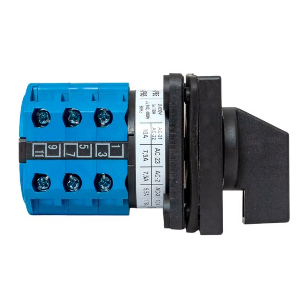 Переключатель кулачковый ПК-1-53 10А 3P «1-2» IP65 EKF