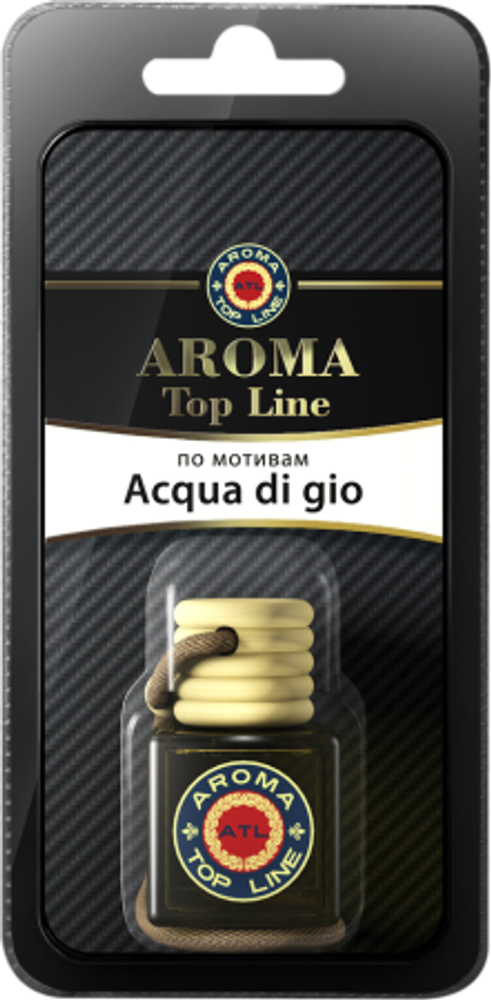 Aroma Top Line Ароматизатор в стеклянном флаконе Aqua di gio