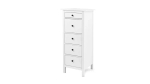 Комод с 5 ящиками - аналог IKEA HEMNES / ХЕМНЭС/ ХЕМНЕС / КЫМОР / ИКЕА 58х131х40 см, белый