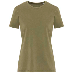 Стиранная женская футболка Nanaimo 160 г/м2 с коротким рукавом