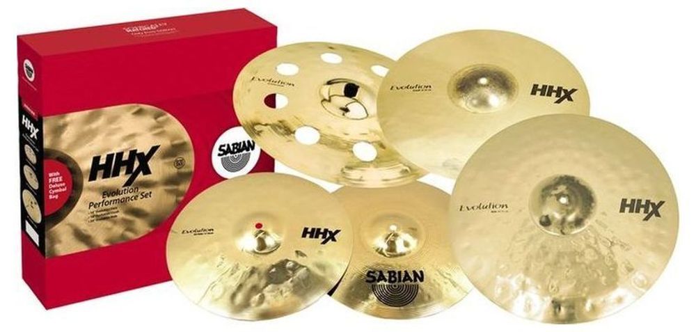 Набор Тарелок (14&quot;Hh, 16&quot;Cr, 20&quot;Rd+18&quot; O-Zone Cr Sabian Hhx Evolution Promotional Set