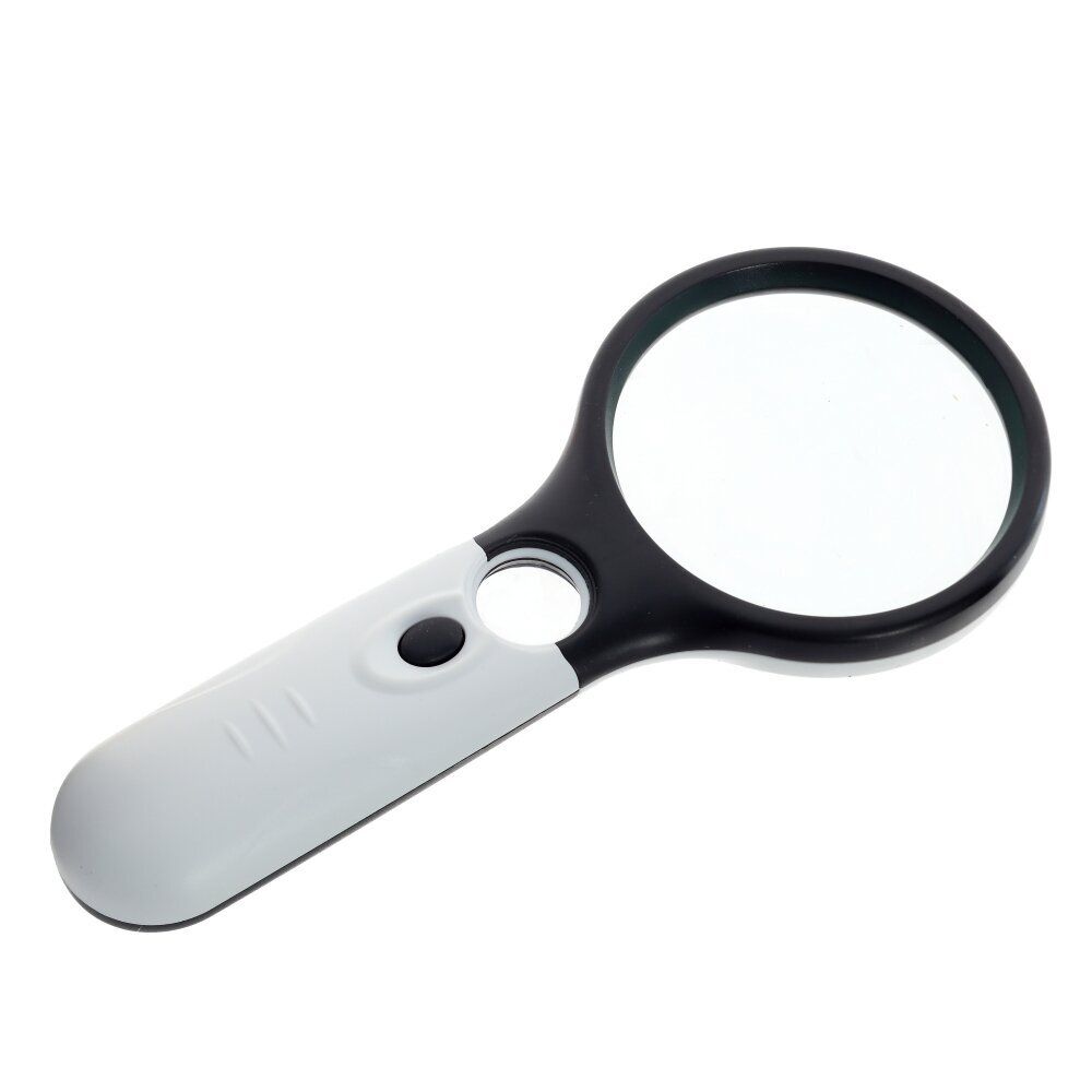 GAEM Лупа (с 5-кратным увеличением, подсветка, 2xАА не прилаг.) , L8 W3 H19,5 см