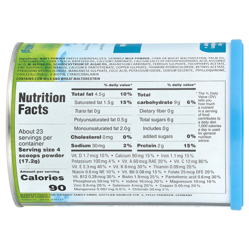 Holle, Напиток из коровьего молока, для детей от 1 года, 400 г (14,1 унции)