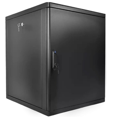 Телекоммуникационный шкаф ЦМО Шкаф телекоммуникационный настенный разборный 12U (600 x 520) съемные стенки, дверь металл, цвет черный (ШРН-М-12.500.1-9005)
