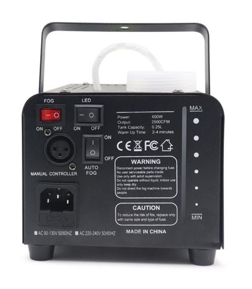 Генератор дыма 500W с RGBW подсветкой и эффектом стробоскопа