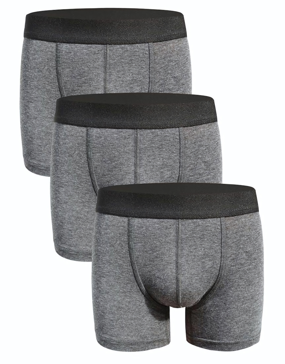 Набор из 3 темно-серых трусов-боксеров Darkzone (Размер: M) (Цвет: темно-серый)