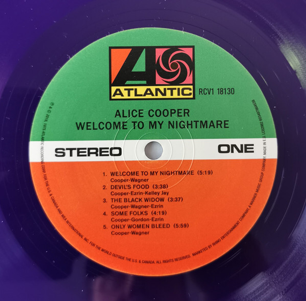 Alice Cooper / Welcome To My Nightmare (Coloured Vinyl)(LP)