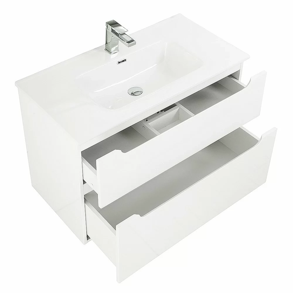 Тумба с раковиной Belbagno ETNA 101 BL белая