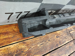 Абсорбер переднего бампера Nissan Qashqai 2 (J11) 17-24 Б/У Оригинал 62090HL00A