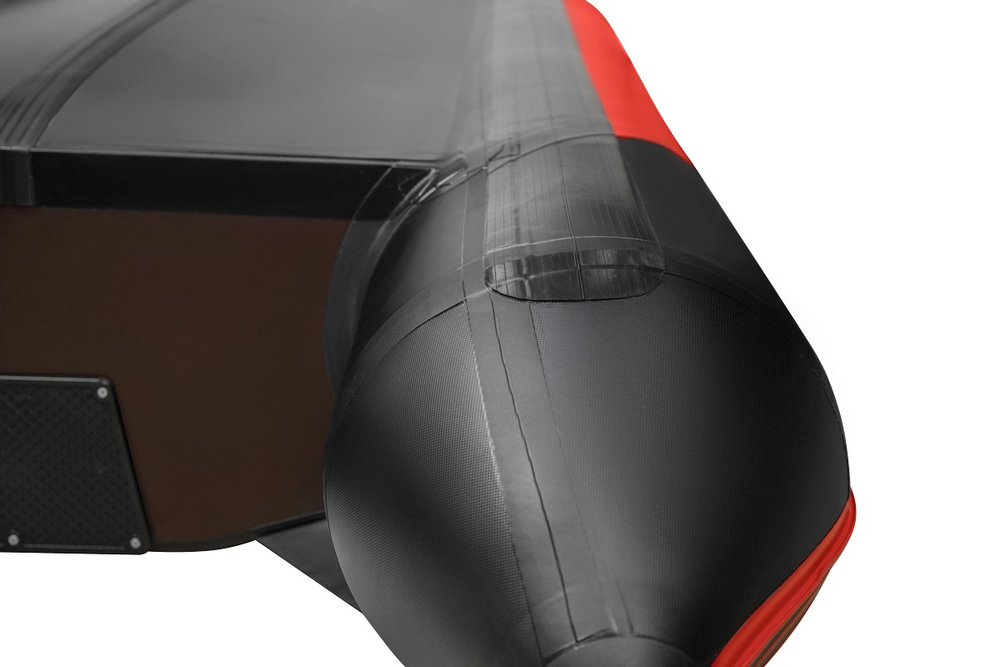 YACHTMAN-280 СК (Яхтман) красный-черный (лодка ПВХ под мотор с усилением)