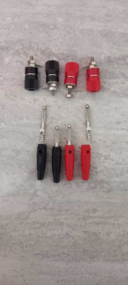 РАЗЪЁМ типа БАНАН 4мм , ГНЕЗДО 4мм Тайвань