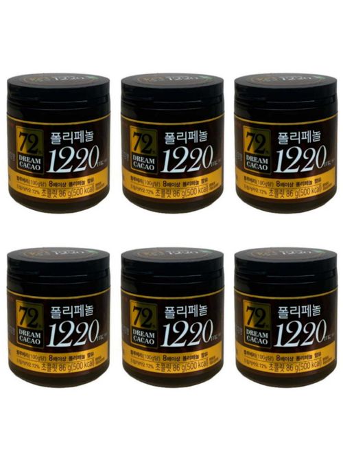 Lotte Dream Cacao Шоколад в кубиках Дрим Какао 72% 86 г 6 шт