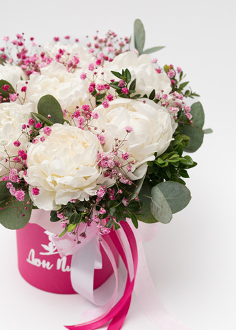 Коробочка пионы М1 #3