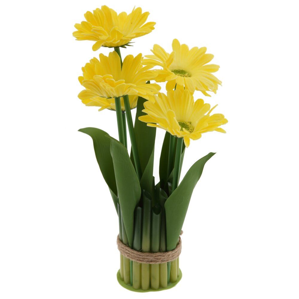 GAEM Цветочная композиция "Гербера", L17 W16 H30 см