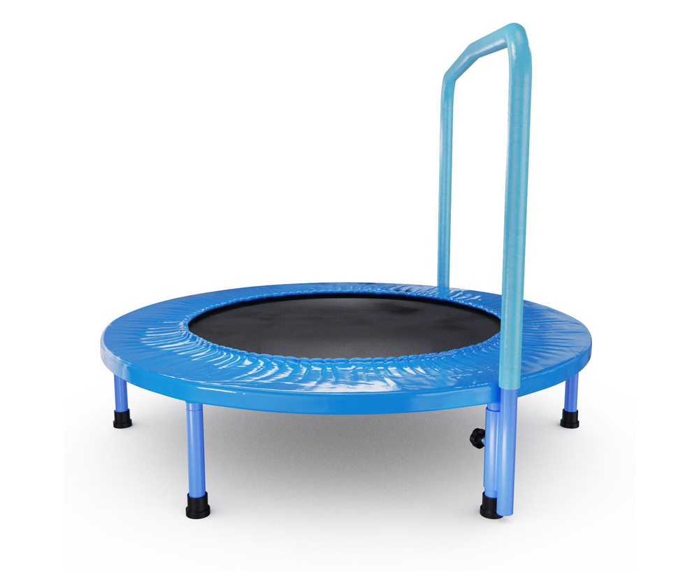 Батут с поручнем DFC JUMPFIT 36'' синий