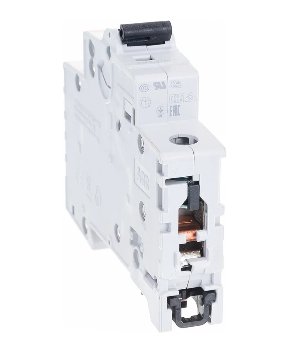 Автоматический модульный выключатель ABB 1п B S201 6кА 10А 2CDS251001R0105