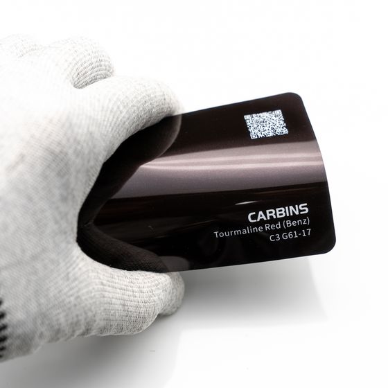 Веер образцов виниловой цветной пленки Carbins