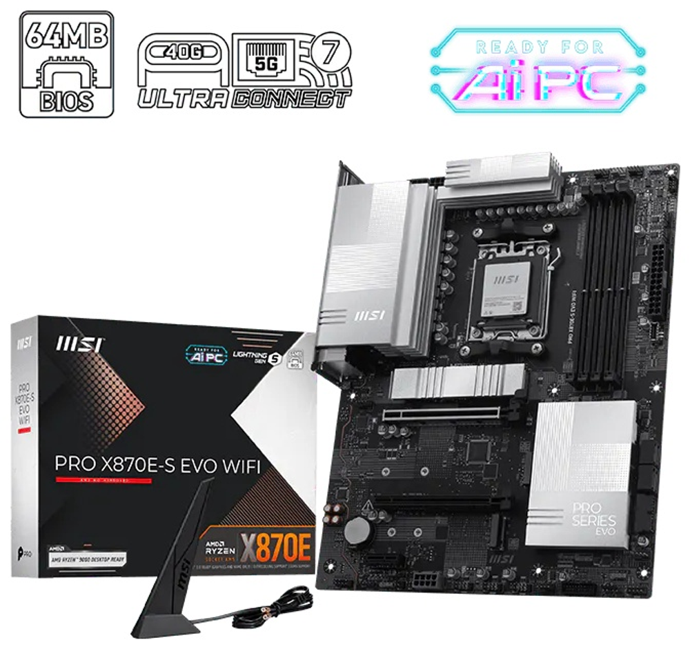 Материнская плата MSI PRO X870E-S EVO WIFI