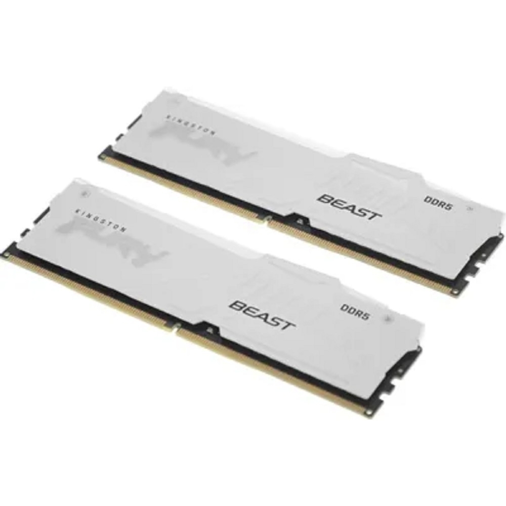 Оперативная память Kingston 32GB 5600MT / s DDR5 CL40 DIMM (Kit of 2) FURY Beast White RGB XMP KF556C40BWAK2-32
