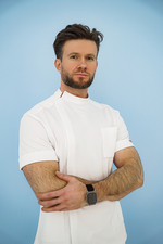 Рубашка со смещенной застёжкой