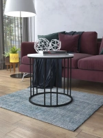 Журнальный стол Трио малый - ЧСБ - МДФ в ПВХ