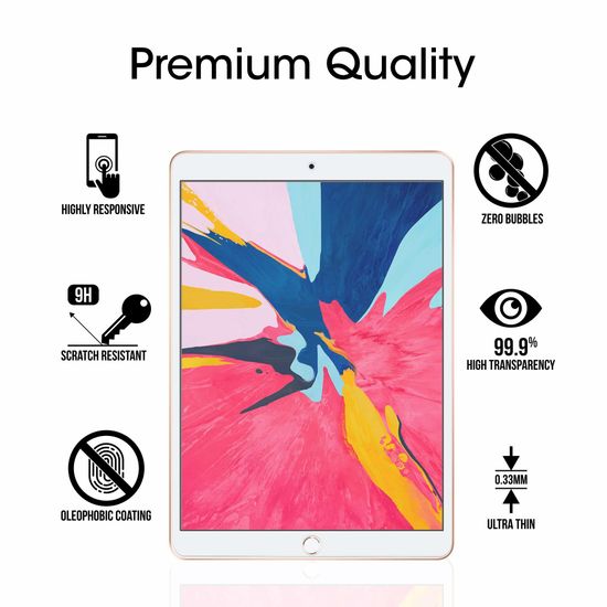 Tempered Premium Glass 0.26mm for iPad Air 10.5 (2019) Clear (Прозрачное)