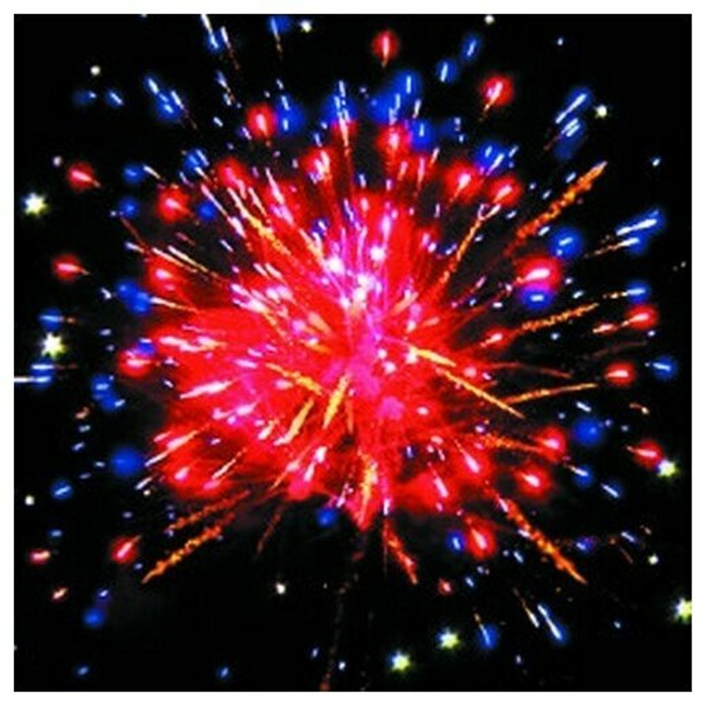 Батарея салютов Русский фейерверк Р8475 Новогодняя Затея(1,25"х100)яркий красочный фейерверк