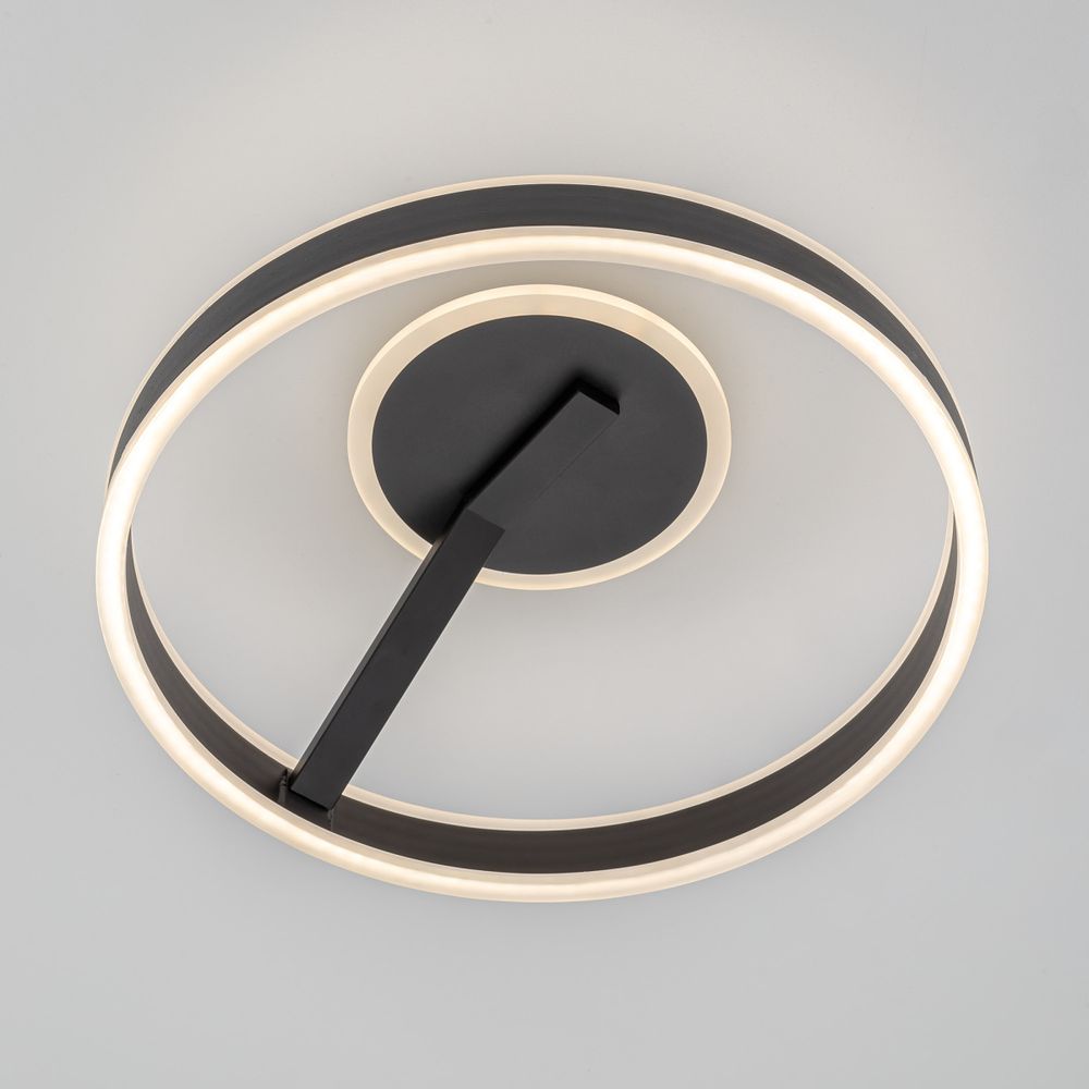 Citilux Дуэт CL719741 LED Люстра с пультом Чёрная