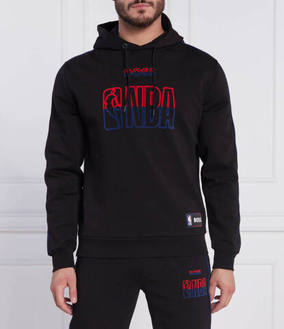 Худи boss x nba wbounce_2_4 BOSS ORANGE - черный(50477404)