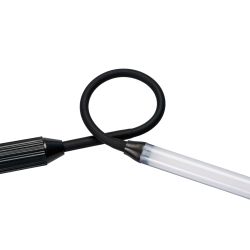 TLD-572 Black-LED-500Lm-4500K-Dimmer Светильник настольный светодиодный на струбцине. 7W. Сенсорный выключатель. Диммер. Черный. ТМ Uniel