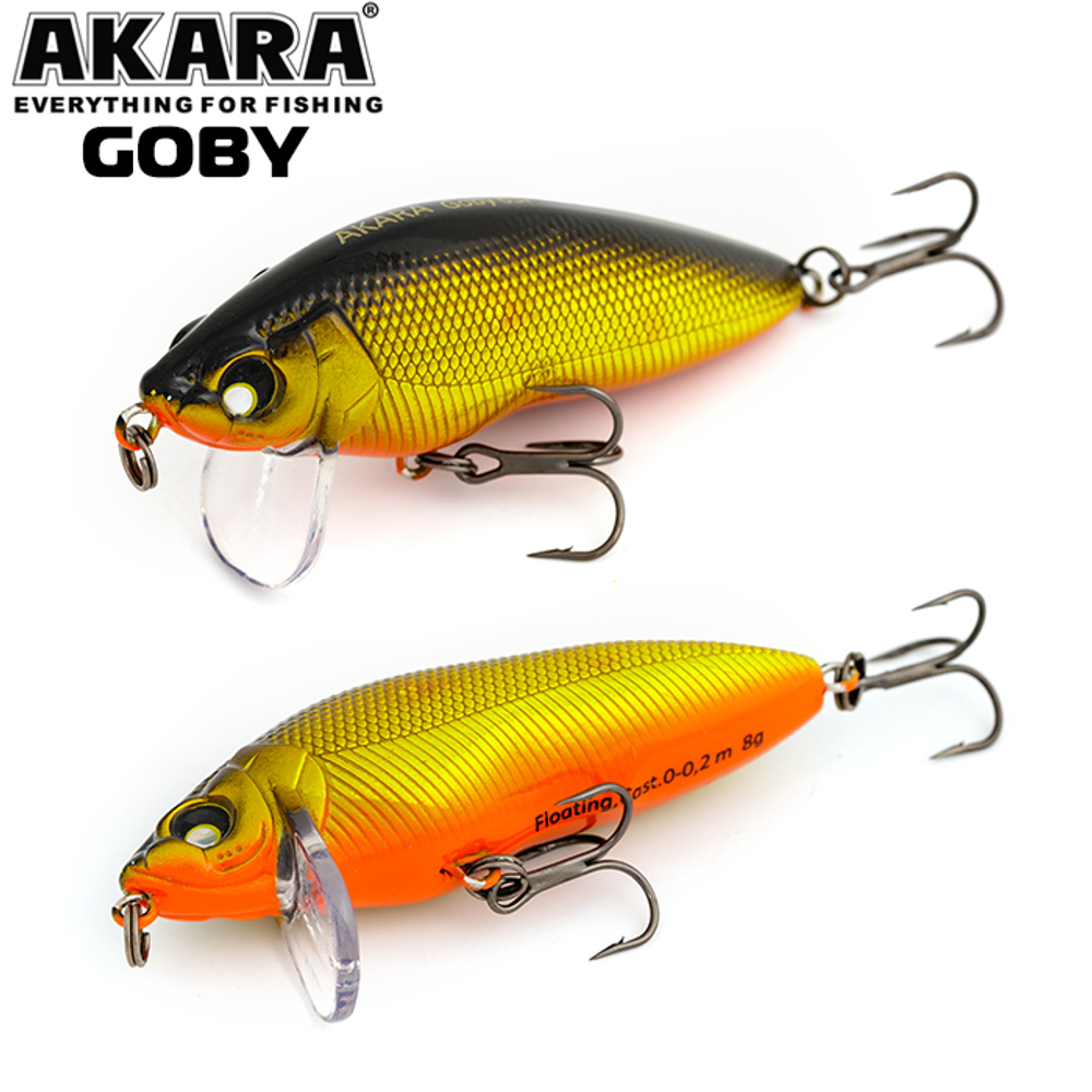 Воблер Akara Goby 65F 8 гр. (2/7 oz 2,6 in) A59