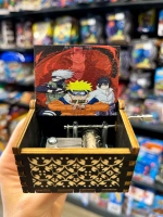 Музыкальная шкатулка детская Наруто Саске Naruto деревянная