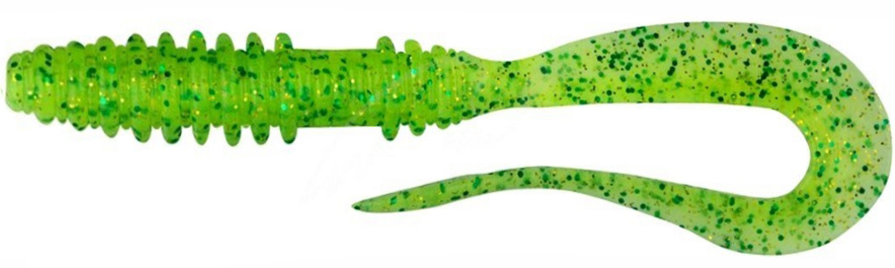 Приманка силиконовая Keitech Mad Wag Mini 3.5" #102S Watermelon PP.