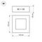 Потолочный светодиодный светильник Arlight SP-S120x120-6W Day White 018861