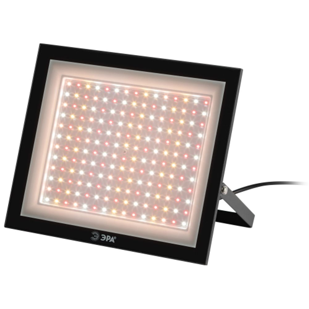 Фитопрожектор для растений светодиодный ЭРА FITO-100W-Ra90-LED для цветения и плодоношения полного спектра 100 Вт | Фито прожекторы