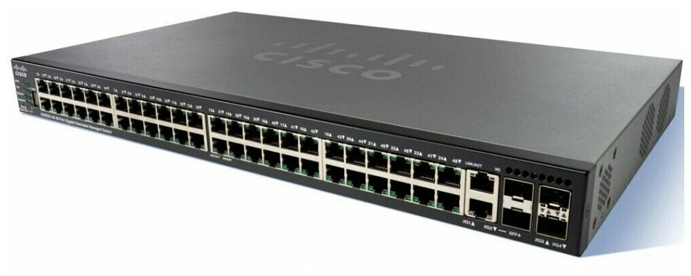 Коммутатор Cisco SG550X-48P-K9-EU