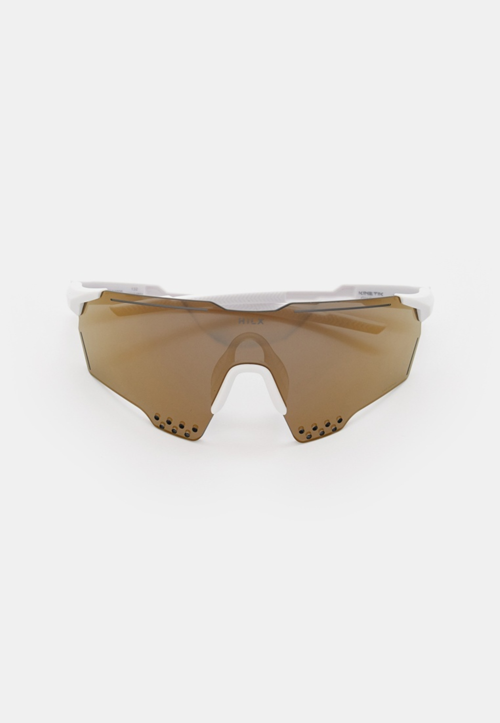 Спортивные очки с диоптриями HILX Gladiator (L) / Shiny White / Gold Mirror Lens