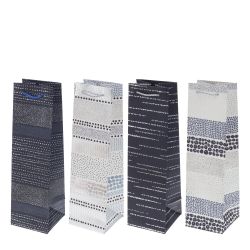 GAEM Пакет подарочный (бумага 210г/м2, блок микс 12шт), L11 W11 H38 см, 4в.