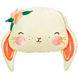 К 25 Милый кролик / 1 шт / Фольгированный шар (Китай) В058