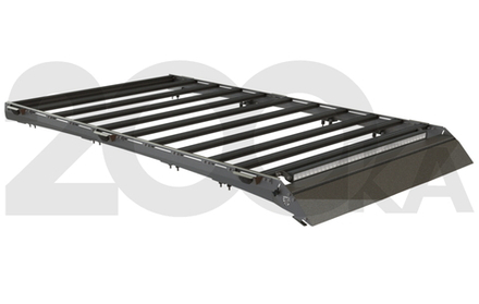 Багажник экспедиционный STC Toyota Land Cruiser 200 2007-2021 (Шторка) (Дальний и рабочий свет)