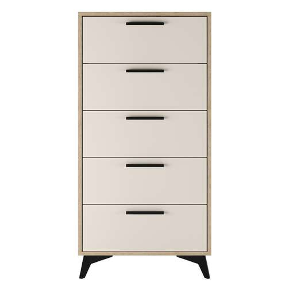 Комод 570 5Я "ЕВА" Дуб Экспрессив - Сатин