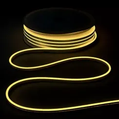 Односторонний гибкий Неон 8х16 мм., 1 метр, Тепло-Белый 24В, IP65, LTC (FR-23501)