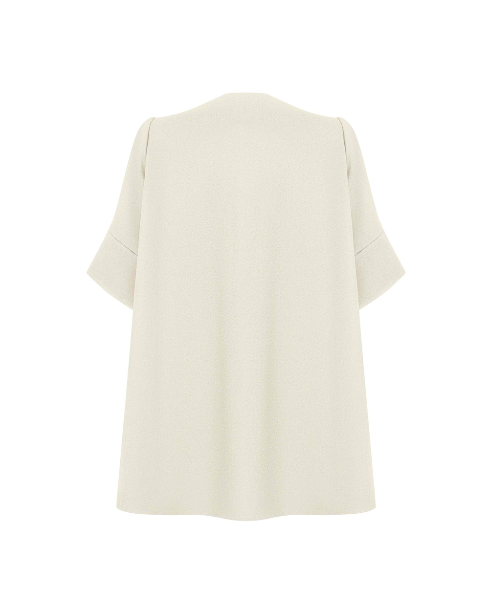 Платье-пиджак с меховой отделкой