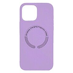 Силиконовый чехол Silicon Case с MagSafe для iPhone 14 (Сиреневый)