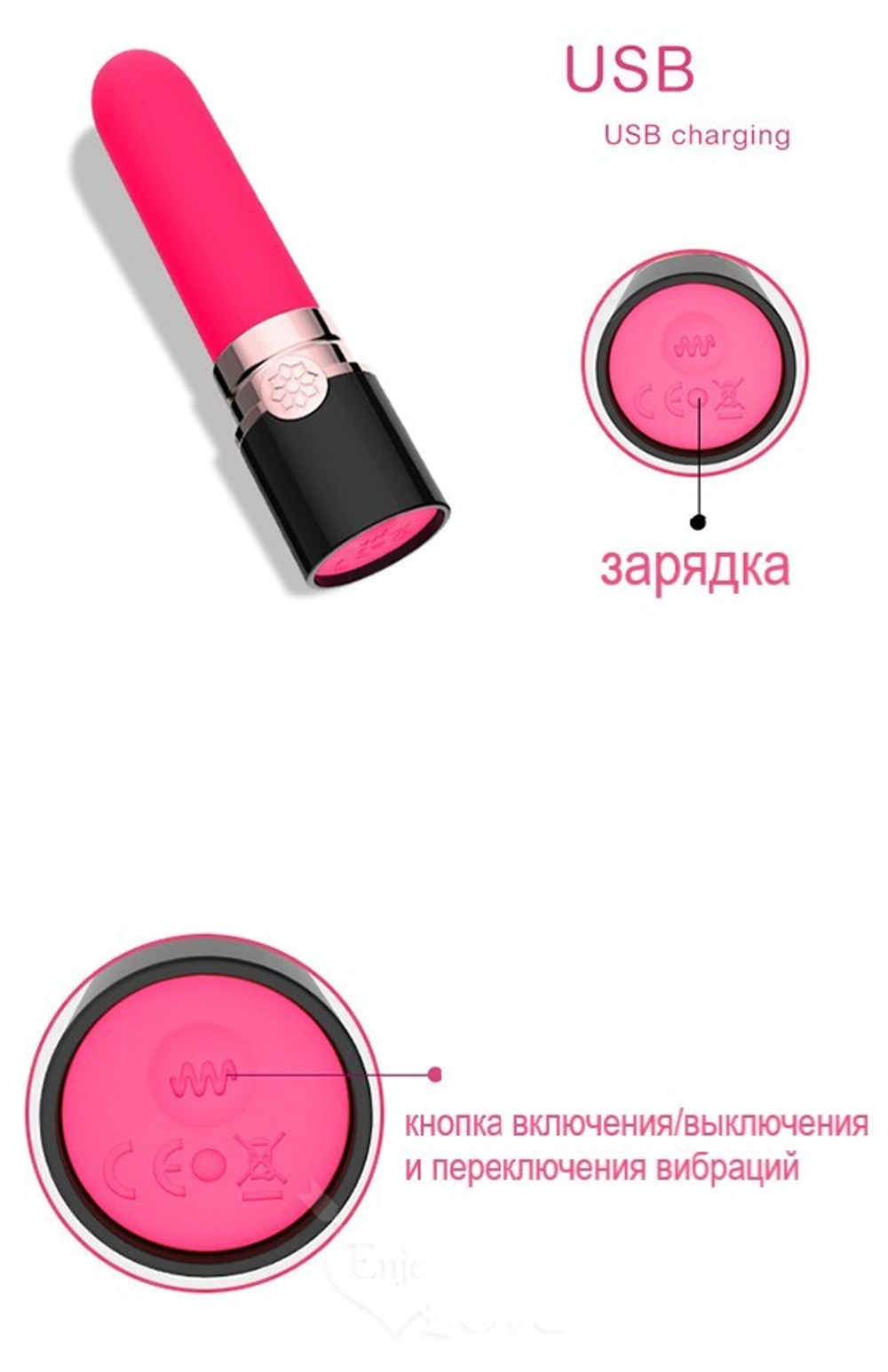 Клиторальный вибростимулятор Diva Lip, Чёрный