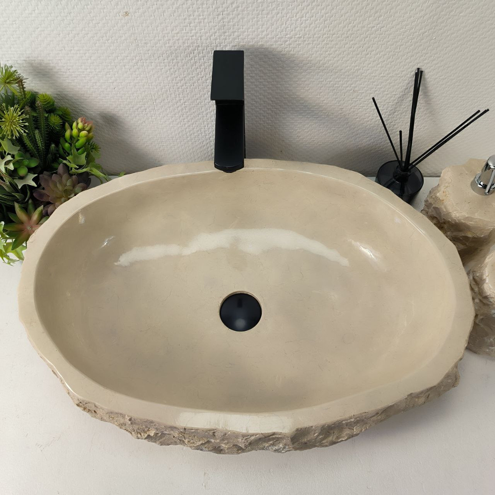 Раковина из мрамора Erozy Cream EM-64954 61*42*15 0879