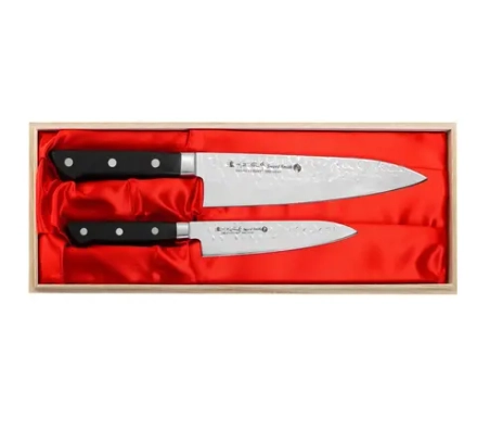 Satake Набор из 2 универсальных ножей Noushu + поварской нож